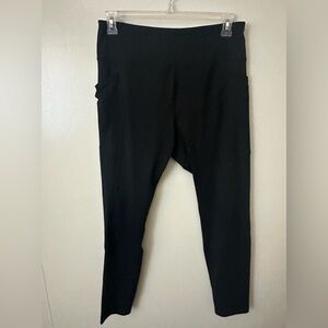 Tek Gear Workout Gear Stretch Pants Leggings Black Pockets Size XXL Lot Of 2